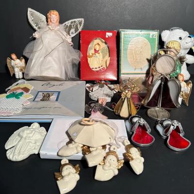 LOT 19W: Angel Themed Collection - Ornaments, Figurines, Decor & More