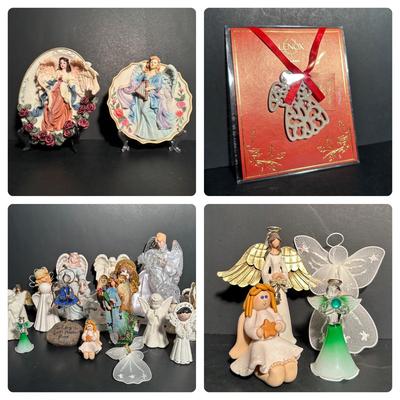 LOT 19W: Angel Themed Collection - Ornaments, Figurines, Decor & More