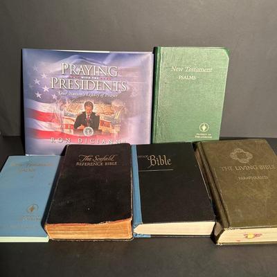 LOT 22L: Collection Of Religious Books, Bibles & More