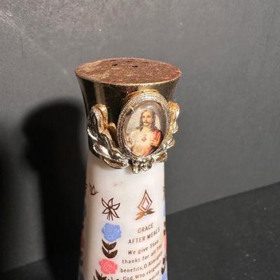 LOT 23L: Religious Collection- Decor, Shakers, Music Box & More