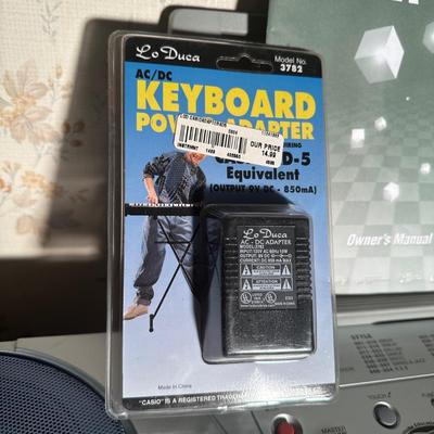 LOT 30D: Yamaha PSR-275 Computer Ready Keyboard w/ Stand & Adapter