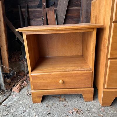 LOT 39G: Vintage Moosehead Furniture 3 Piece Set - Dresser, Side Table & Vanity