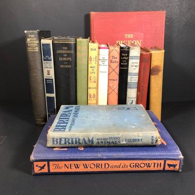 LOT 46L: Vintage 1920s-1950s Books - Variety of Subjects