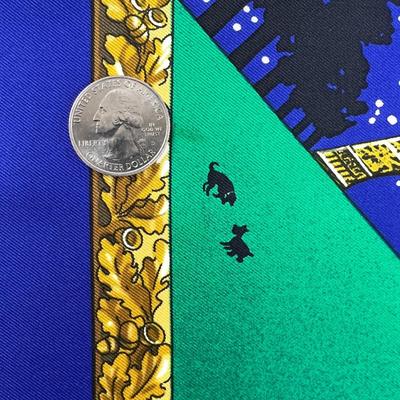 173 Authentic HERMÃˆS Carre 90 Silk Scarf Souvenirs by Hilton McConnico 1989