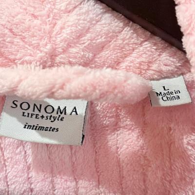 SONOMA ~ Life & Style Intimates ~ Size L ~ Plush Pink Robe