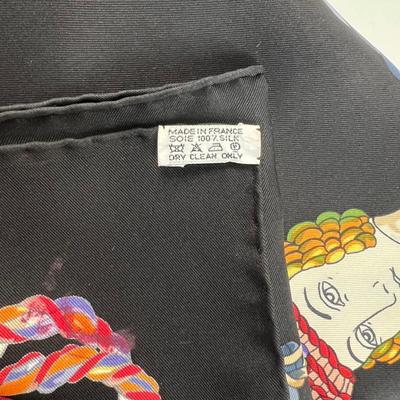 175 Authentic HERMÃˆS Carre 90 Silk Scarf Le Timbalier by FranÃ§oise HÃ©ron 1961