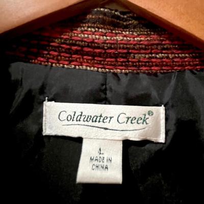 COLDWATER CREEK ~ Size L ~ Southwest Strip Blazer