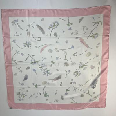 179 Authentic HERMÃ‰S Carre 90 Silk Scarf Fleurs et Plumes by Leigh P. Cooke 2006