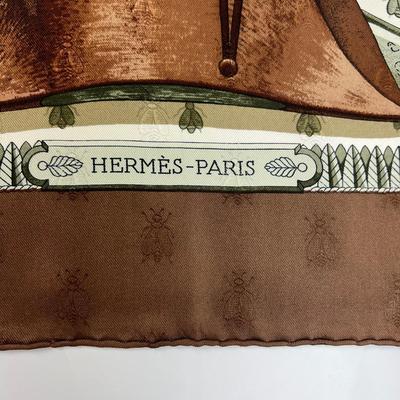 189 Authentic HERMÃˆS Carre 90 Silk Scarf Napoleon by Philippe Ledoux 1963
