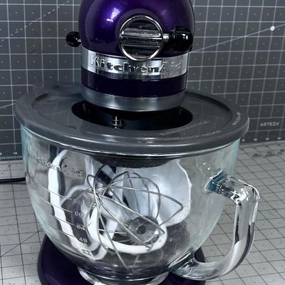 WOW! KITCHEN AID Deluxe Edition in GOOSEBERRY with Glass Bowl 