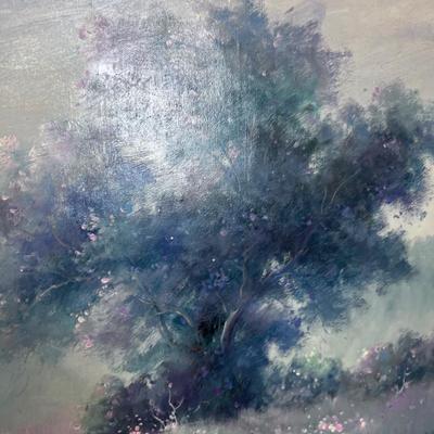 Pastel Colored Oil Painting by S. Brown