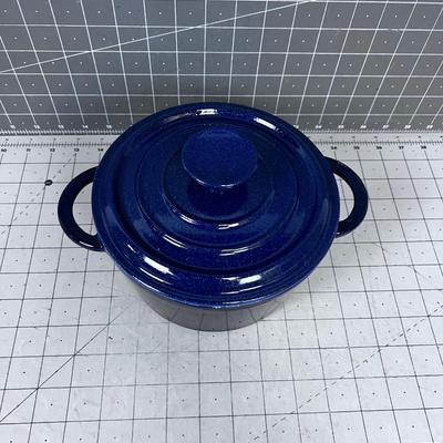 Made in FRANCE Cast Iron Enamel BLUE #18 