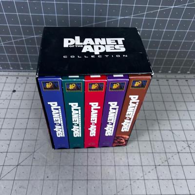Original VHS Planet of the Apes (5) COLLECTION 