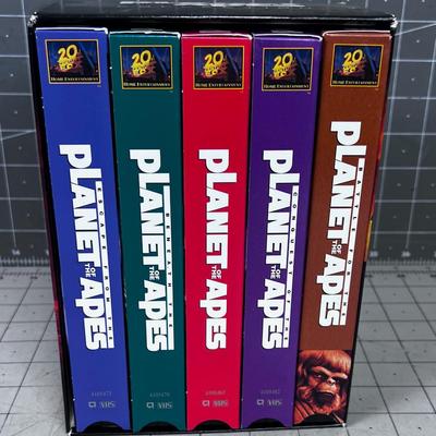 Original VHS Planet of the Apes (5) COLLECTION 
