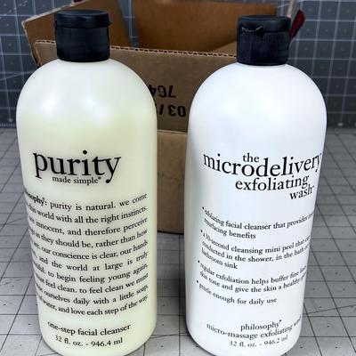 Philosophy Purity and Exfoliating Wash NEW in the BOX (2) 