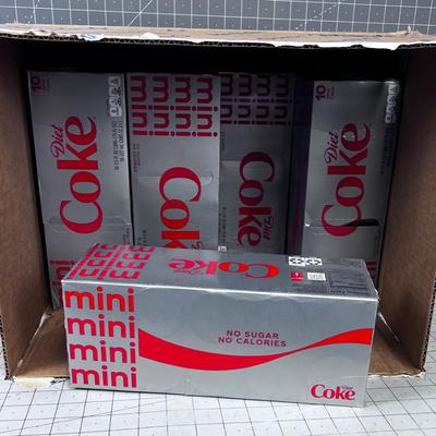 Case of Diet Coke 8 10 Packs of MINI COKE