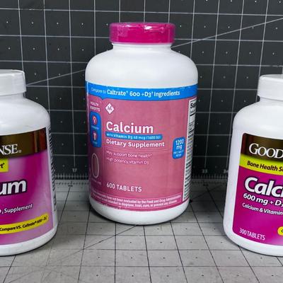 3 Bottles of CALCIUM 