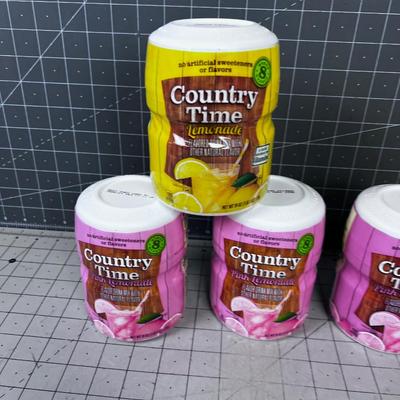 (4) Country Time Lemon Aids, NEW sealed 