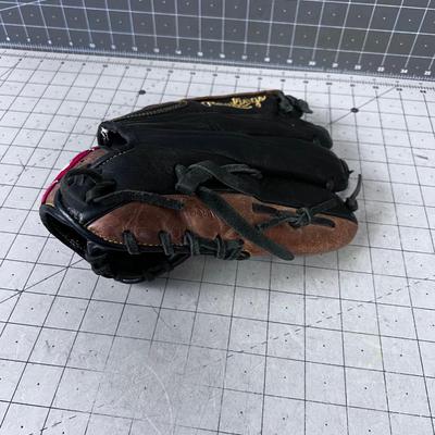 Rawlins Baseball Glove, Black 