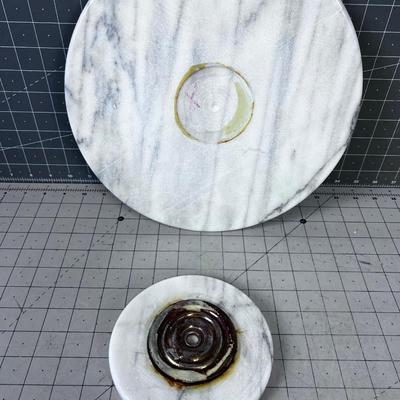Marble Lazy Susan 12" 