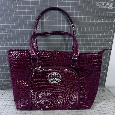 Kathy Van Zeeland MAROON Tote 