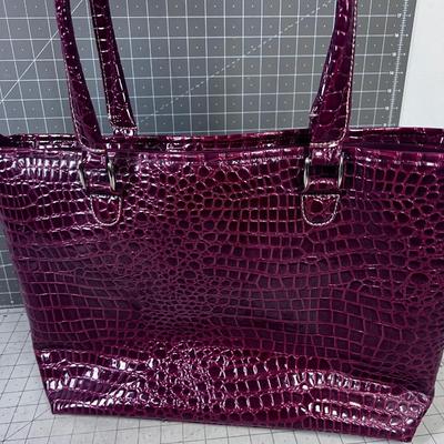 Kathy Van Zeeland MAROON Tote 