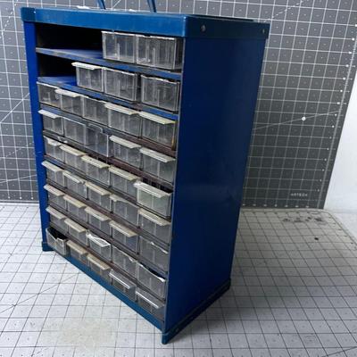 Metal Bin Box BLUE