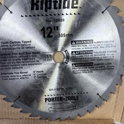 Riptide 12" Carbide Tooth Saw Blade