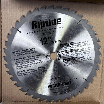 Riptide 12" Carbide Tooth Saw Blade