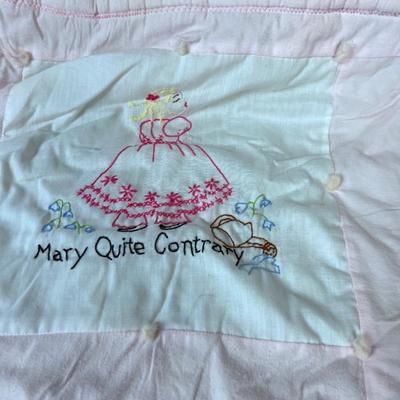 The CUTEST Embroidered Nursey Rhymes Blanket EVER! 