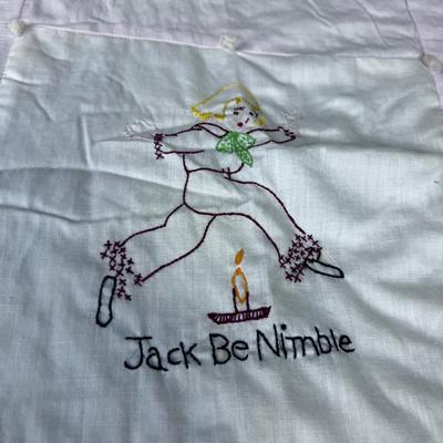 The CUTEST Embroidered Nursey Rhymes Blanket EVER! 