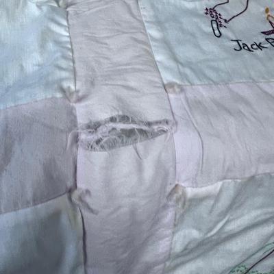 The CUTEST Embroidered Nursey Rhymes Blanket EVER! 