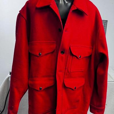 Filson RED 100% WOOL Hunting Jacket 