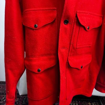 Filson RED 100% WOOL Hunting Jacket 