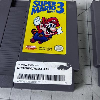 3 Nintendo Games Super Mario 