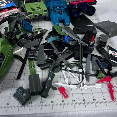 Giant Lot of EARLY VINTAGE G I Joe Vehicles and Accessories 