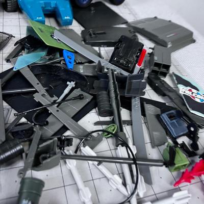 Giant Lot of EARLY VINTAGE G I Joe Vehicles and Accessories 