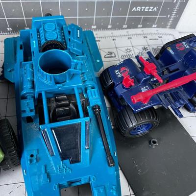Giant Lot of EARLY VINTAGE G I Joe Vehicles and Accessories 