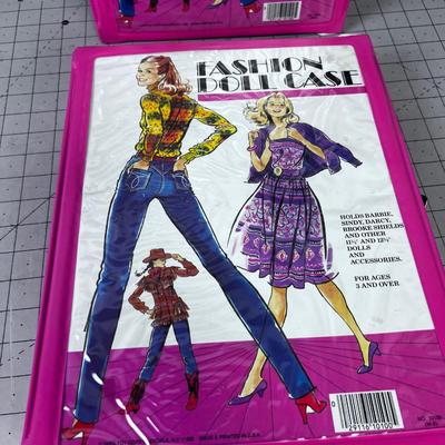 2 BARBIE Fashion Doll Cases