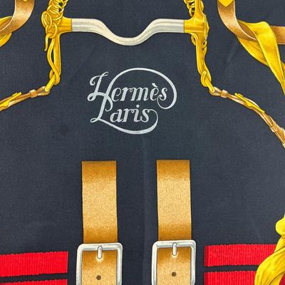 197 Authentic HERMÃˆS Carre 90 Silk Scarf Gran Manege by Henri d'Origny 1990