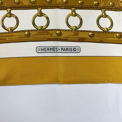 199 Authentic HERMÃˆS Carre 90 Silk Scarf Aux Champs by Caty Latham 1970
