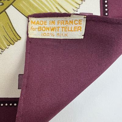 200 Authentic HERMÃˆS Carre 90 Silk Scarf Tsubas by Christiane Vauzelles 1991 Re-issue