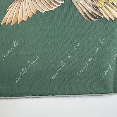 204 Authentic HERMÃˆS Carre 90 Silk Scarf L'Intrus by Antoine de Jacquelot 1996