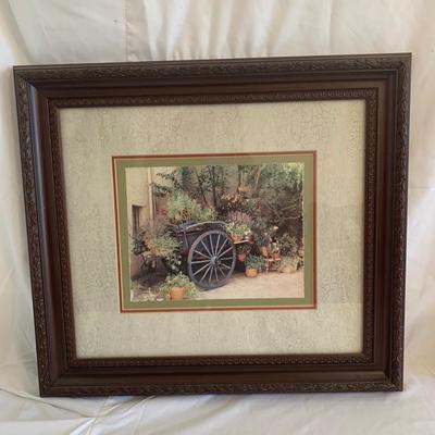 Three Framed Flowers of Provence Art (DR-RG)