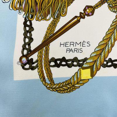 207 Authentic HERMÃˆS Carre 90 Silk Scarf Le Timbalier by FranÃ§oise Heron 1961