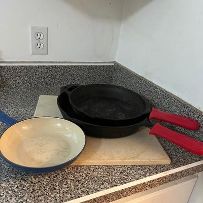 Le Creuset Enameled Cast Iron Skillet, P