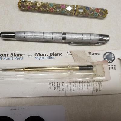 13 Ball Point Pens/6 Fountain Pens---See Descriptions