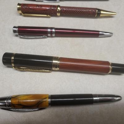 13 Ball Point Pens/6 Fountain Pens---See Descriptions