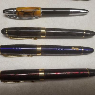 13 Ball Point Pens/6 Fountain Pens---See Descriptions
