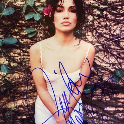 Jennifer Lopez signed photo
